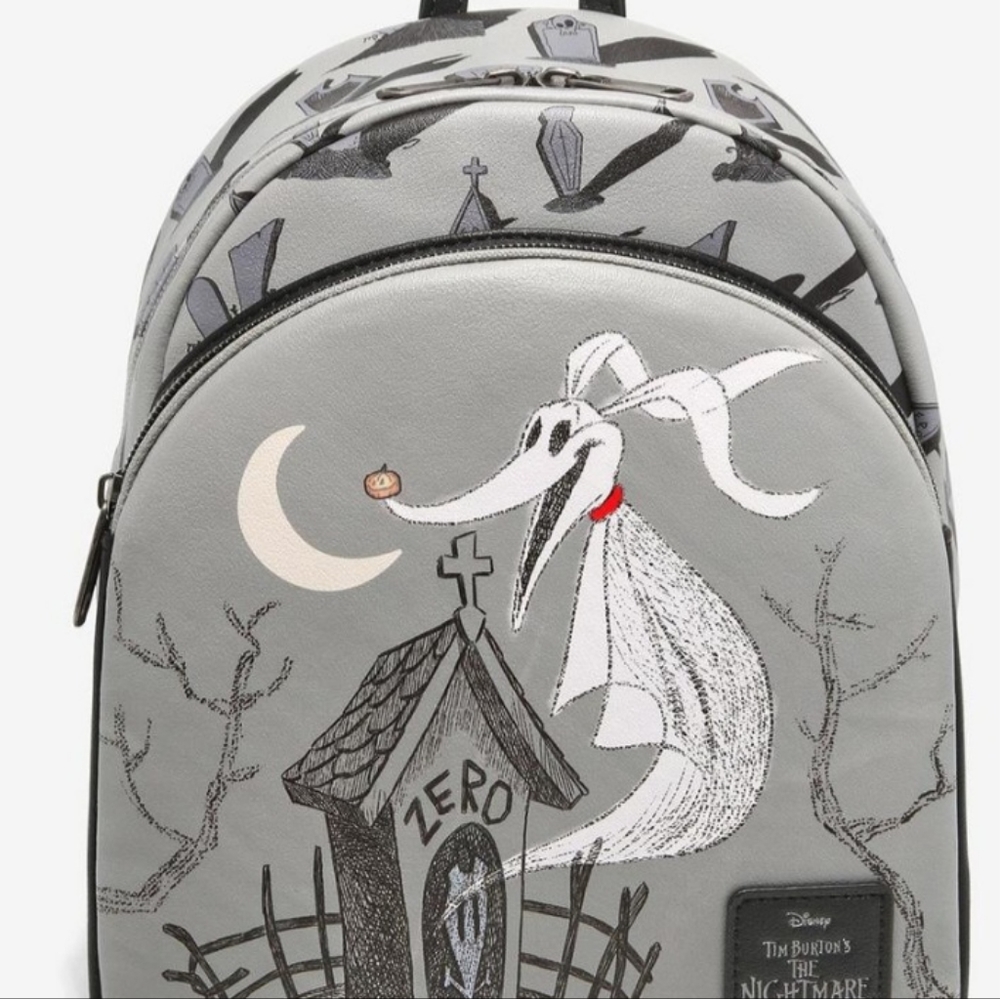 Loungefly Zero Mini Backpack with matching wallet.